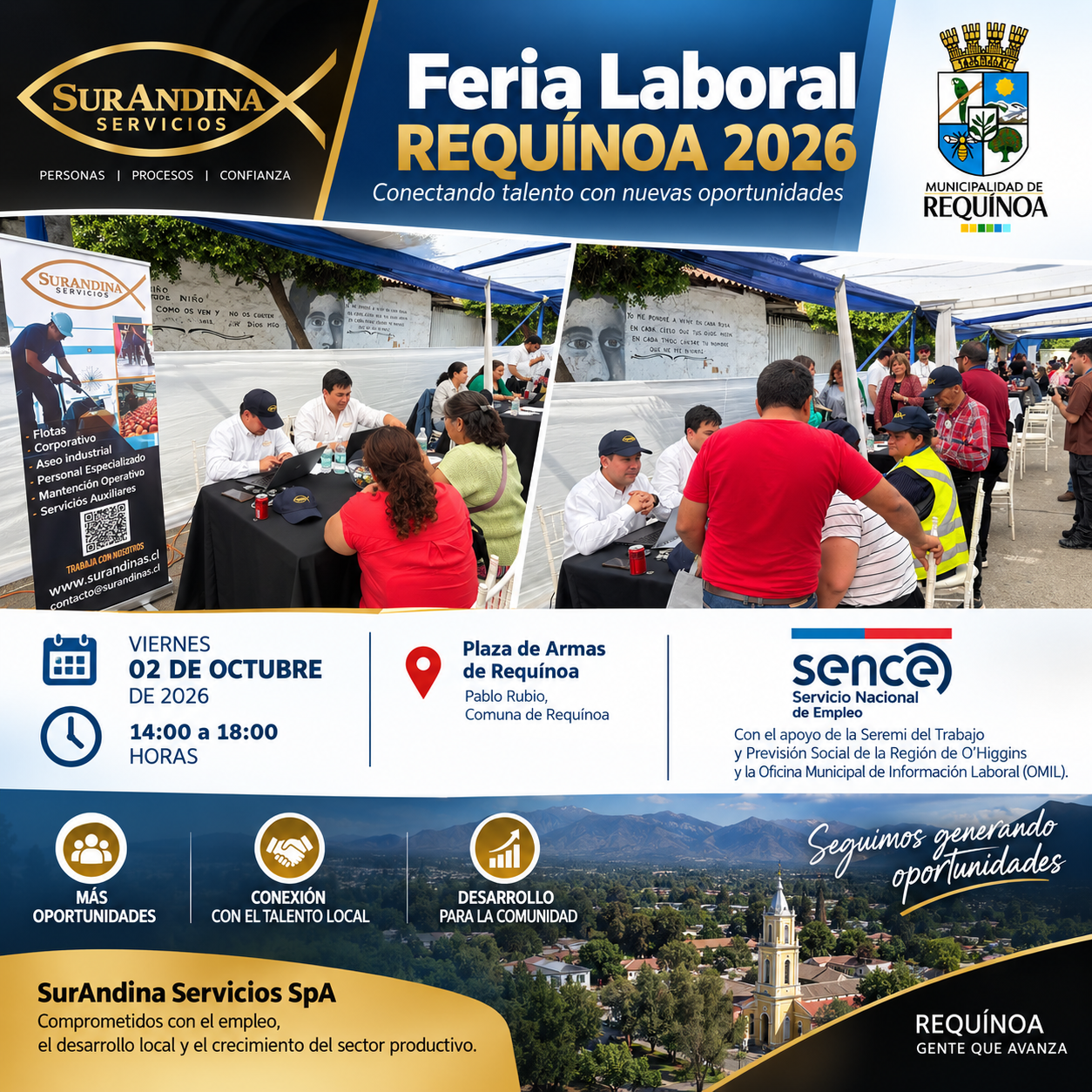 «SurAndina participará en la Feria Laboral de Requínoa 2026»